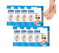 Extra Strength Corn & Callus Remover Pads for Feet - Foot Care Pads for Corns and Calluses - Fast-Acting Remover Patches to Soften Hard Skin, for Men & Women, Pain Relief & Protection (8 Boxes)