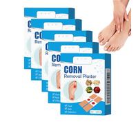 Extra Strength Corn & Callus Remover Pads for Feet - Foot Care Pads for Corns and Calluses - Fast-Acting Remover Patches to Soften Hard Skin, for Men & Women, Pain Relief & Protection (5 Boxes)