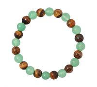 Extra Strength Wealth Bracelet,Money Bracelet With Green Aventurine Tiger Eye,AttractWealth,Lucky Stretch Bracelets,Wealth Beaded Protection BraceletS for Women Men Anxiety Relief Jewelry Gifts