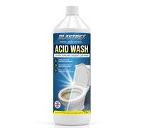 Extra Strong Acid Wash 1L - Heavy Duty Toilet Cleaner and Limescale Remover, Cement Remover, Brick Cleaner - Industrial Strength Professional Cleaning Acid for Toilet Stain Removal Made in Britain