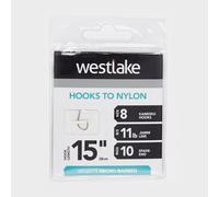 Extra Strong Barbed Hooks 15? Size 8 - Silver, Silver One Size