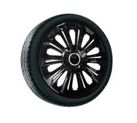 Centurion Extra Strong Wheel Trims 15 Inch Black Varnished Set of 4