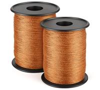 Extra Strong Bonded Nylon Thread 164 Yds Brown Upholstery Thread Leather Sewing Threads Heavy Duty Upholstery Threads for Sewing Machines Denim Heavy Fabric DIY Crafts