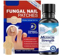 Extra Strong Fungal Nail Treatment Set with 21pcs Fungal Nail Patches - Toenail Fungus Treatment Pads - Multi-Purpose Nails Repair Patches for Easy Toenail Repair