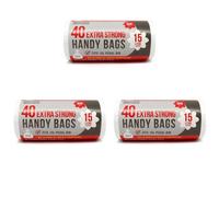 Extra Strong Handy Bag 15 Litre 40Pcs X 3Pk