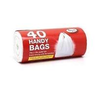 Extra Strong Handy Pedal Bin Bag Liners With Tie Handles B0046-15 Litres - Pack of 40