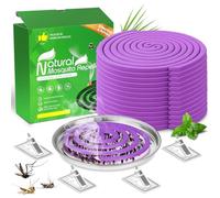 Extra Strong Mosquito Repellent Coils, 28 Pack Large Outdoor Coils for Patios, DEET Free, Long Lasting 7 to 8 Hours Burning Time, Effective Outdoor Insect Bug Control for BBQ Camping and Backyard