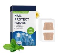 Extra Strong Toenail Fungus with 72 Nail Patches, Natural Tea Tree Oil Formula for Safe Nail Care, Breathable & Comfortable for Overnight Use
