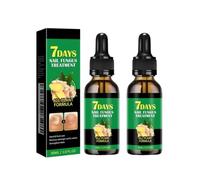 Extra Strong Toenail Nursing Solution, 7 Days Ginger Nail Fungus Treatment for Thick, Broken, Bright Nails, Multi-Purpose Nail Repair Growth, Cuticle Care Oil, Natural Shine, 30 ML