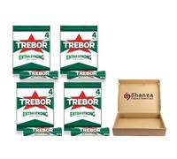Extra Strong Trebor Peppermint Mints Rolls 4 Pack 145g (4 x 36.4g) - Pack of 4 | Intense Mint Flavour | Long-Lasting Fresh Breath Sweets Bulk