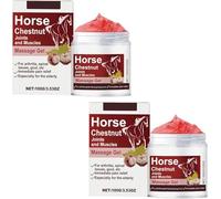 Extra Strong Warming Horse Balm,Joints and Muscles Massage Gel,Foot Relief Gel,Fast Acting Lymphatic Drainage Joint and Muscle Cream,for All Skin Types