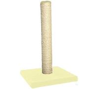 Extra Tall Cat Scratcher Post 64cm -Durable Cream Sisal Pole for Indoor Cats -Stable Anti-Tip Base - Encourages Healthy Scratching - Stylish & Functional Design for Kittens & Adult Cats-Single Pack