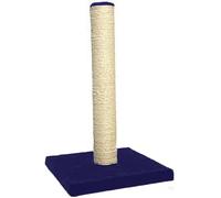Extra Tall Cat Scratcher Post 64cm -Durable Navy Blue Sisal Pole for Indoor Cats -Stable Anti-Tip Base - Encourages Healthy Scratching-Stylish & Functional Design for Kittens & Adult Cats-Single Pack