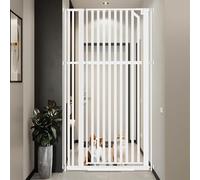 Extra Tall Pet Gate Width Adjustable Auto-Close Dog Gate, No Drilling for Doorway, Stairway, Kitchen, Hallway