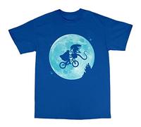 Extra Terrestial Vs Aliens Parody T-Shirt Royal Blue