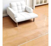 Extra Thick 1.5mm PVC Chair Mat for Hard Floors Anti Scratch Non Slip Desk Protector 90x120cm Durable Frosted Office & Home Chair Pad