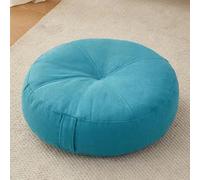 Extra Thick 15cm Cotton Seat Cush - Round/Square Bo Pad for Office Car & Armchair - Ideal for Elderly Post-Operative & Wheelchair Use - Blue 60x60cm