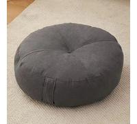Extra Thick 15cm Cotton Seat Cushion Pad - Round/Square Booster for Armchair Car Office - Perfect for Elderly Post-Operative Wheelchair Use (Dark Grey 40x40x15cm)