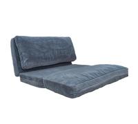Extra Thick 4-Fold Foam Folding Sofa Chair Mattress for Adults Removable & Machine Washable Corduroy Cover Versatile Floor Couch for Living Room Comfort & Style
