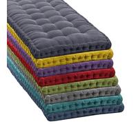 Extra Thick 8cm Velvet Bench Cushion for 23 Seats Soft & Cozy Garden/Home Dining Patio Swing Pillow Navy Blue 160x40cmPerfect for Comfort & Style