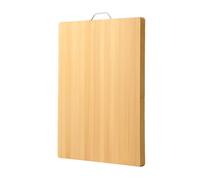 Extra-Thick Bamboo Chopping Board -& Eco-Friendly Cutting Board for Bread Cheese Meat & Vegetables - Easy to Clean Wooden Kitchen Board (38x28x1.7cm)