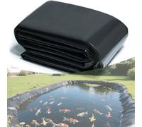 Extra Thick Black Pond Liner 0.2mm - Flexible Waterproof Membrane for Garden Fish Ponds UV-Resistant Easy to Cut & Install Perfect for Water Features (9x15m)