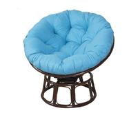 Extra Thick Chair Cushions Soft Round Seat Pads for Rattan Patio Garden Balcony & Living Room (Color: Sky Blue Size: 160x160cm)