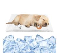 Extra Thick Cooling Mat for Large Dogs & Cats - Custom Photo Both Sides, Non-Slip 39x29cm Gel-Self Cooling Pad | Indoor/Outdoor/Car Use | Washable Oxford Base