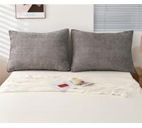 Extra Thick Decorative Back Cushion with Removable Cover for Bed & Sofa - Ideal for Relaxing, Reading & Gaming - PP Cotton, Dark Gray, 70x50x18cm (1pc)