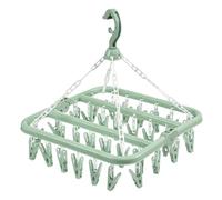 Extra Thick Foldable Clothesline Hanger 32 Jaw Capacity Ideal For Bulk Laundry Days Storage Solution Indoor Outdoor Use Large Capacity Foldable Laundry Airer