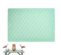 Extra Thick Grooming Table Mat Pad 27.6 * 19.7 Inches, Non-Slip PVC and Foam Pet Bathing Table Padded Mat for Grooming Pets Dogs Cats At Home