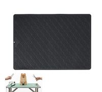 Extra Thick Grooming Table Mat Pad 27.6 * 19.7 Inches, Non-Slip PVC and Foam Pet Bathing Table Padded Mat for Grooming Pets Dogs Cats At Home