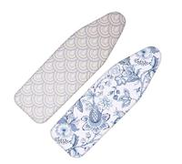 Extra Thick Ironing Board Covers - Standard Size Iron Board Cover, Heatproof Floral For Oval Shaped Wide Ironing Boards(B Style)