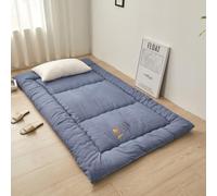 Extra Thick Japanese Floor ress Foldable and Rollable Breathable table Guest Bed for Bedroom Blue 90 x 190 cm Ideal for Spovers and Relaxat
