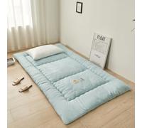 Extra Thick Japanese Floor ress Foldable RollUp Bed for Guests Breathable t Green 90 x 190 cmPerfect for Bedrooms & Louns.