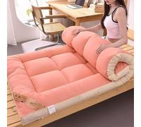 Extra Thick Japanese Futon Mattress - Breathable Folding Bed Topper for Floor & Guest Bed Comfortable Padded Sleeping Pad 90x200cm Ideal for Home & Travel