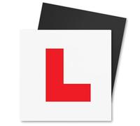 Extra Thick Magnetic L Plates for Cars UK (Pack of 2) ,2 Fully Magnetic L Plates,Fully Magnetic L Plates,Easy to Apply, No Paint Scratches,1.1mm thick Protect Car Paint Learner Plates Magnetic