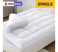 Extra Thick Mattress Topper Microfiber 10cm-Single