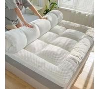 Extra Thick Portable Futon Mattress, 90 x 200 cm, White, Ideal for Dorms, Sofa Beds, Pajama Parties & Small Spaces - able & Versatile Design