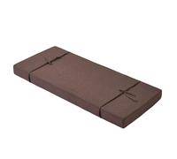 Extra Thick Removable Bench Cushion 140x50x5cm Washable Seat Pad for Indoor/Outdoor Use Ideal for Home Garden Patio Swing Dark Brown - Multiple