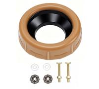 Extra Thick Toilet Wax Ring Kit, Flange Bolts Leakproof for 3/4in Floor Outlet