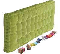 Extra Thick Velvet Bench Cushion 8cm Plush Seat Pad for Indoor Furniture Non-Slip Tufted Design for Window Seat Dining Bench Kitchen Nook RV - Custom (Green,60x50x8cm)