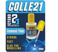 EXTRA THIN CEMENT TRANSPARENT by Colle21/AmmoMig - Professional Plastic Assembly Cement - 30 mL