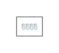 (Extra Track Gliders (PK 10 )) Discrete Top Fix (Ceiling) Window Curtain Track