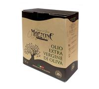 Extra Virgin Olive Oil Coratina 5L - Bag in Box - Cold Extracted Evo Oil - Intense and Fruity Taste - 100% Italian - Frantoio Mazzone