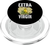 Extra Virgin Olive Oil Funny Farm Virginity Humor PopSockets PopGrip for MagSafe