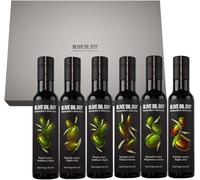 Extra Virgin Olive Oil Gifts Set - Sommelier's Selection - Olive Oil Extra Virgin Cold Pressed Early Harvest EVOO - 250ml each (2*Picual 2*Coratina 2*Frantoio)