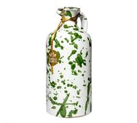 Extra Virgin Olive Oil In Hand Painted Green Ceramic Olive Oil Bottle, Italian Cold Pressed, Perfect For Cooking, Marinades And Salad Dressings, 500ML