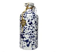 Extra Virgin Olive Oil In Hand Painted Navy Ceramic Olive Oil Bottle, Italian Cold Pressed Olive Oil, Perfect For Cooking, Marinades And Salad Dressings, 500ML