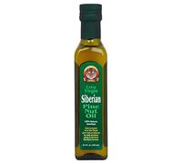 Extra Virgin Siberian Pine Nut Oil, 8.5 oz. Bottle - Premium Quality, Unrefined, 100% Natural - Benefits Overall Health & Aids Gastritis, Ulcers, Digestive Issues